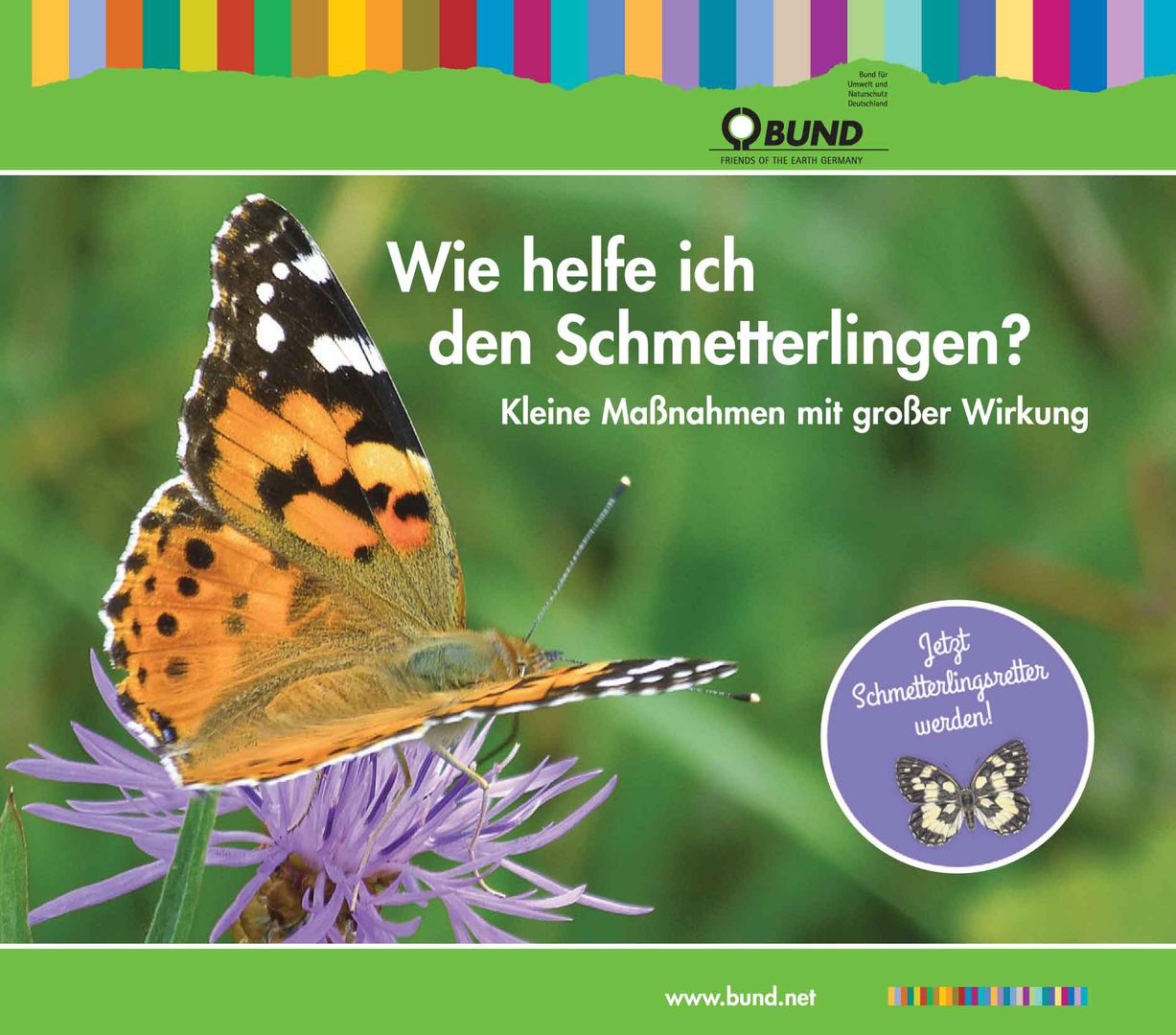Broschüre: Wie helfe ich den Schmetterlingen?